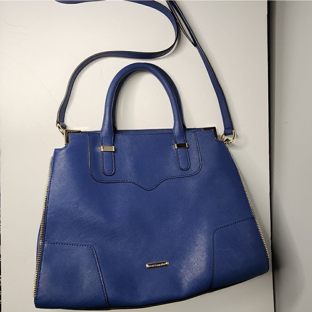 Rebecca Minkoff Amorous Satche Crossbody Navy Purse